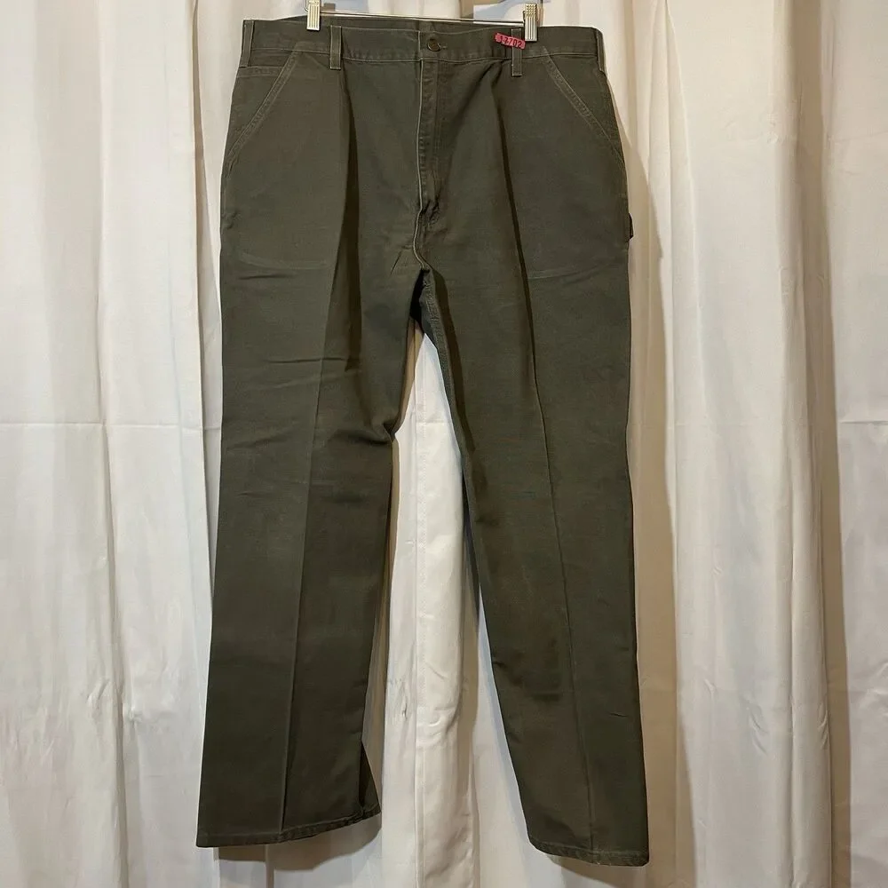 Carhartt B11 MOS Green Carpenter Men's Pants Dungaree Fit Size 39x32*‎